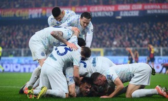 意甲第1易主！劳塔罗传射比肩三大神锋，国米2-1热那亚破魔咒登顶