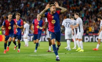 西甲第11轮：巴塞罗那3-1力克埃尔切，蓝红军团升至积分榜第二