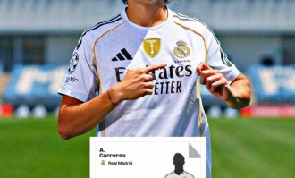 西甲官网显示，皇马新援阿尔瓦罗-费尔南德斯已经完成注册