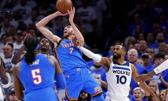 SGA34+8+7华子19分 雷霆轻取森林狼晋级总决赛