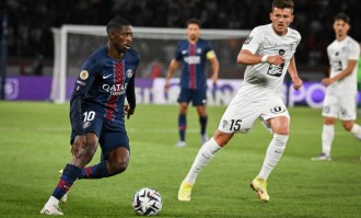 法甲-登贝莱失点法比安一剑封喉 巴黎1-0昂热迎两连胜